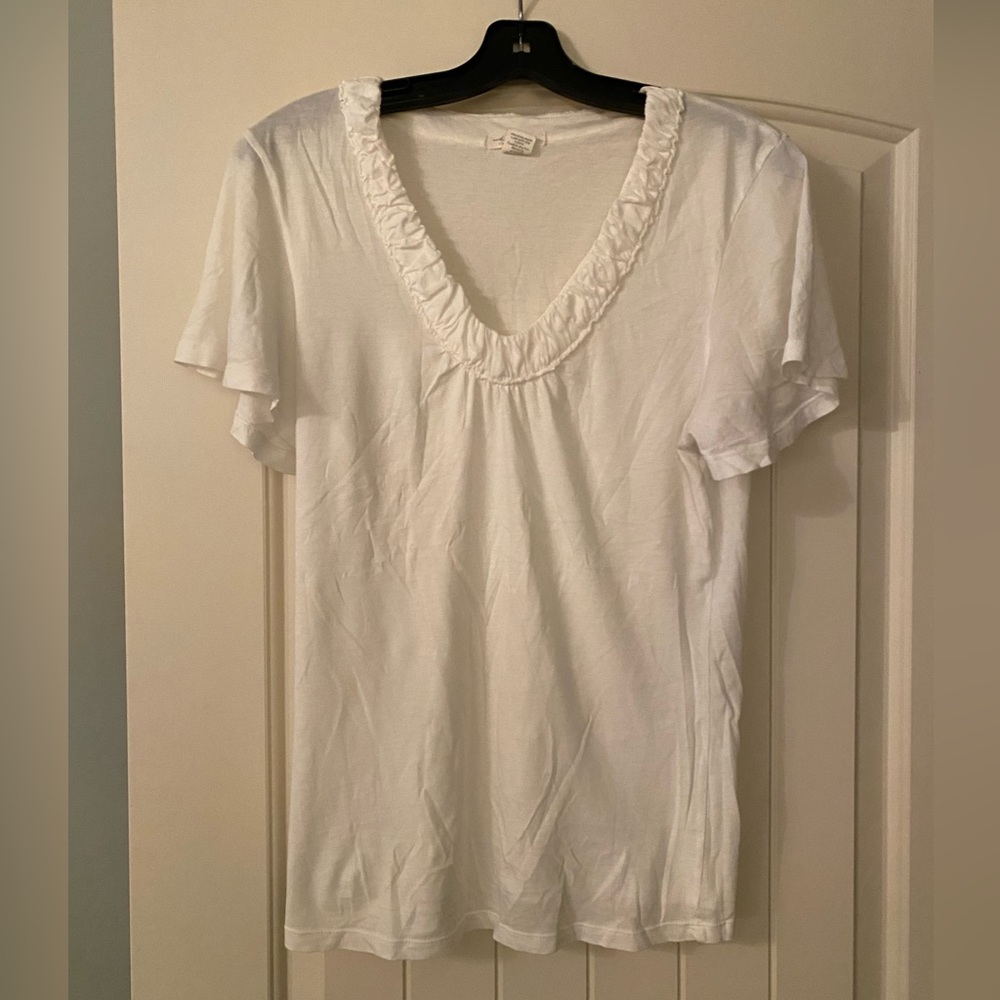 Mod-o-Doc, M, casual elegance off white tee.